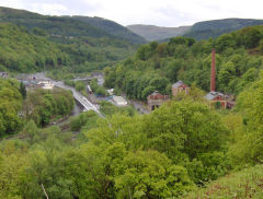 Crumlin Navigation Colliery from Trinant, April 2009